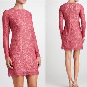 Dress The Population Cambria Shift Dress Pink Size Small